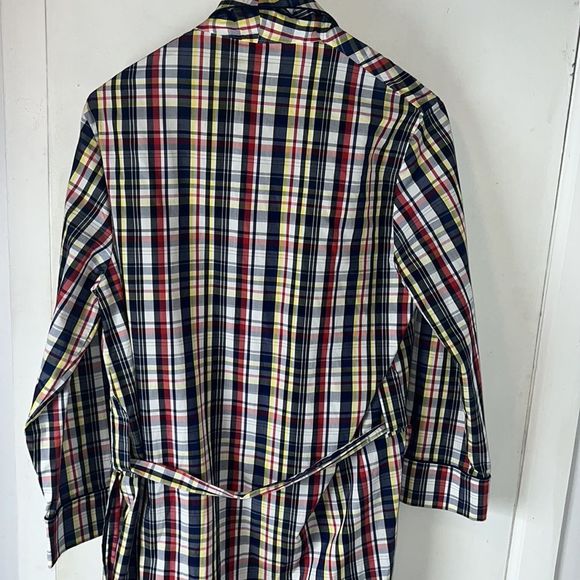 SLEEPY JONES Glenn Robe in Plaid-L - Picture 5 of 8